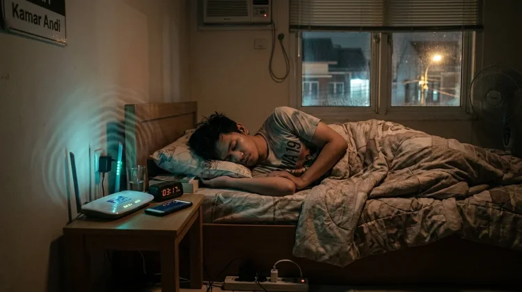Bahaya Tersembunyi Rutin Tidur di Dekat Wi-Fi