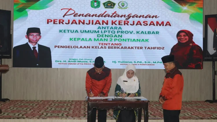 MAN 2 Pontianak dan LPTQ Kalbar Perkuat Kelas Karakter Tahfidz