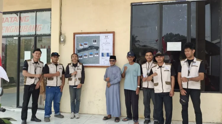 Mahasiswa KKN UPB Pontianak Buat Peta Desa Sengkubang, Perkuat Informasi Wilayah