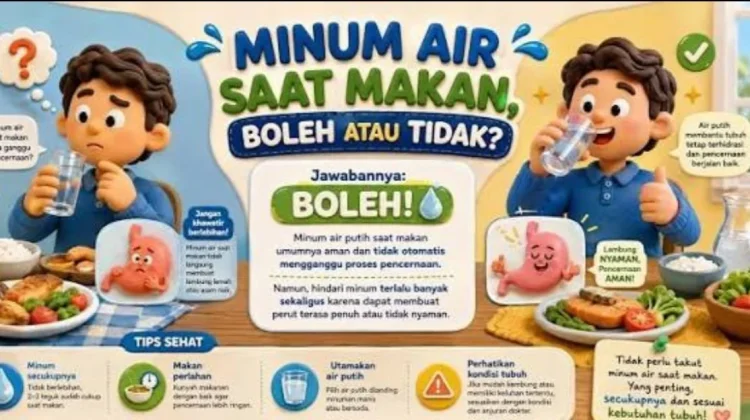 Atur Waktu Minum dan Makan agar Tubuh Lebih Nyaman