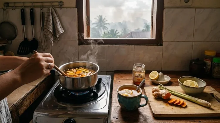 Minuman Pereda Tenggorokan, saat Udara Kurang Sehat