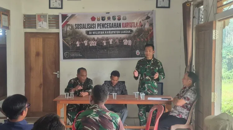Mabes TNI Perkuat Pencegahan Karhutla dari Desa Bentiang Landak