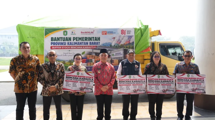 Empat Kabupaten Terima Bantuan Logistik Masyarakat Terdampak Karhutla