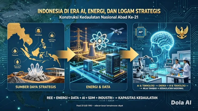 Studi Kasus — Indonesia di Era AI, Energi, dan Logam Strategis