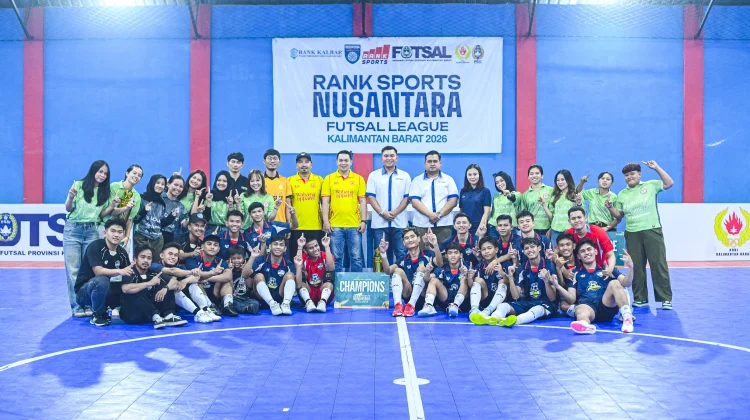 Team Radit FC dan Cewek The Boom Raih Juara Ranks Sport Nusantara Futsal Kalbar 2026
