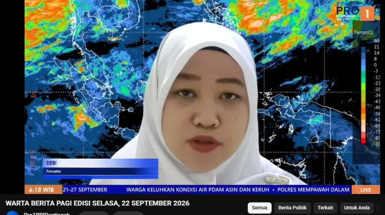 Kabut Asap masih Selimuti Kalbar, namun Hujan Berpotensi Turun di Sejumlah Wilayah