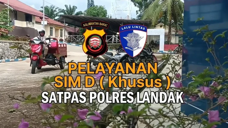 Polres Landak Hadirkan Pelayanan SIM Difabel