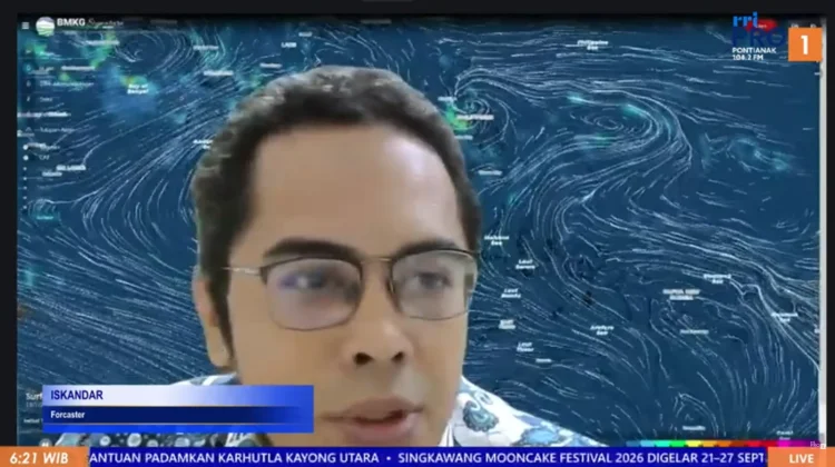 Prakiraan Cuaca Kalimantan Barat, Kamis, 24 September 2026