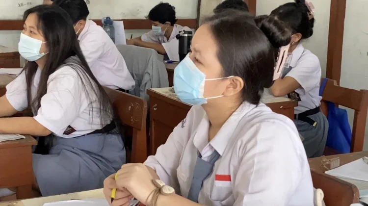 Kabut Asap Berkurang, SMK YPK Pontianak Kembali Terapkan Belajar Tatap Muka