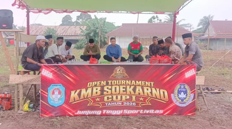 Open Turnamen Soekarno Cup di Kuala Mandor B Pertama Kali digelar, Diikuti 128 Tim