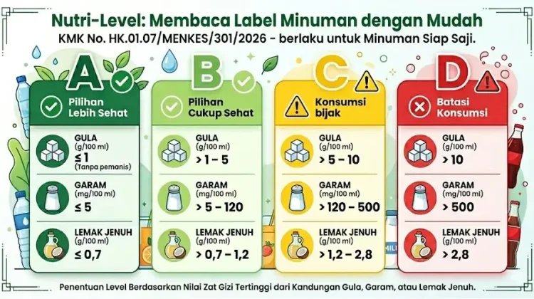 Nutri Level Kemenkes: Label A-D di Minuman Manis, Ini yang Perlu Kamu Tahu