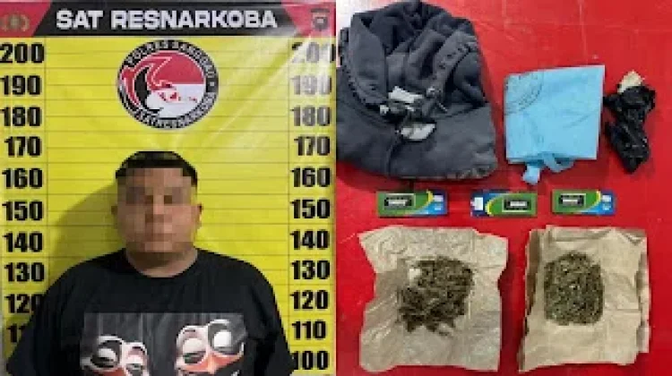 Polsek Entikong Ungkap Dugaan Peredaran Ganja 23,27 Gram