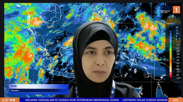 Prakiraan Cuaca Kalimantan Barat, Kamis, 1 Oktober 2026