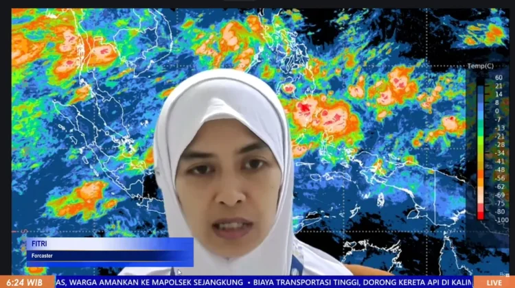 Prakiraan Cuaca Kalimantan Barat, Selasa, 6 Oktober 2026