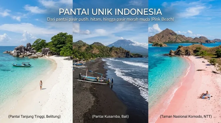 Pesona Pantai Unik Nusantara