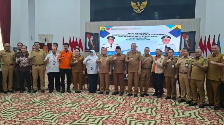 Kalbar Siaga Hadapi Bencana Hidrometeorologi 2026/2027