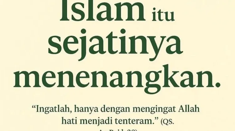Hati Perlahan Terbiasa Mencari Ketenangan