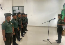 Dandim 1209 Pimpin Korps Raport Pindah Satuan