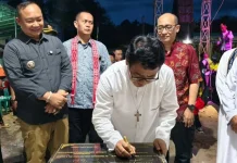 Bupati Ketapang Resmikan Asrama Putra St. Sebastianus Tanjung Jelai Hulu