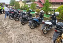 Satlantas Polres Kapuas Hulu Tertibkan Puluhan Motor Berknalpot Brong di Sekolah
