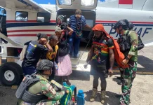 Satgas Yon Parako Amankan Lapter Sinak