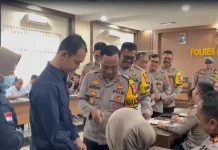 Polres Kubu Raya Pastikan Personel Bebas Narkoba