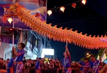 49 Naga Meriahkan Cap Go Meh di Pontianak, Pelaksanaan tanpa Atraksi