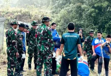 Hijaukan Perbatasan, Karantina Kalbar Ikuti Aksi Tanam Pohon