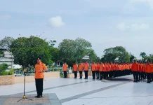 Kantor SAR Pontianak Ziarah dan Tabur Bunga di TMP Dharma Patria Jaya