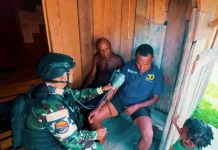 Satgas Yon Parako 466 Perkuat Layanan Kesehatan di Papua