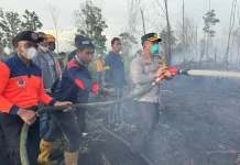 Polres dan BPBD Kubu Raya Selidiki 7,2 Hektare Lahan Terbakar