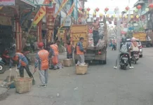 100 Petugas Kebersihan Diterjunkan usai Cap Go Meh Singkawang