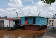 Angkutan Lebaran Sungai Pontianak Turun hingga 90 Persen