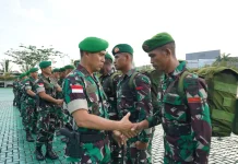 Pangdam XII/Tpr Sambut Satgas Yonzipur 6 usai Misi di Aceh