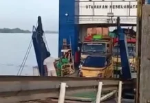 Arus Mudik Pelabuhan Rasau Jaya Belum Signifikan