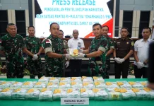 Kodam XII/Tpr Gagalkan Penyelundupan 55 Kg Sabu di Perbatasan