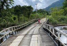 Urat Nadi Ekonomi Terhambat, Jembatan Sangan Rusak Parah