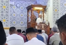 Sholat Ied Masjid Mujahid Jaga Istiqomah Pasca Ramadan