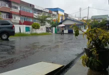 Panas Terik Seharian, Hujan Sore Akhirnya Guyur Pontianak