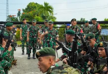 Pangdam Tinjau Pos Gabma Perbatasan RI–Malaysia