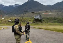 TNI Amankan Airstrip Perintis, Penopang Hidup Sinak