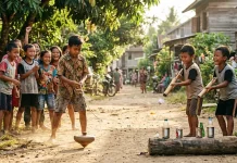 Permainan Rakyat yang Terlupakan: Mengenang Serunya Gasing dan Lantak yang Sarat