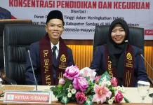 Suami Istri Asal Sambas Raih Gelar Doktor Bersama di UIN Alauddin Makassar
