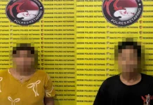 Satresnarkoba Polres Ketapang Kembali Amankan Dua Pelaku di Kecamatan Air Upas