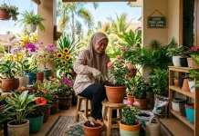 Menanam Bunga di Teras: Hiburan Sederhana yang Bikin Hati Tenang