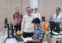 Mendiktisaintek Tinjau UTBK-SNBT Untan, Pastikan Lancar dan Minim Kecurangan