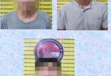 Polsek Delta Pawan Bekuk Tiga Pria Pengedar Sabu