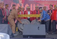Naik Dango Ke-41 Meriah, Tiga Kabupaten Bersatu di Kubu Raya