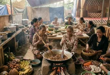 Budaya "Rewang": Solidaritas tanpa Pamrih di Balik Dapur Hajatan Tetangga.