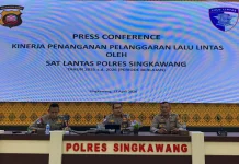 Satlantas Polres Singkawang Ungkap Sejumlah Pelanggaran Lalin periode 2025-2026